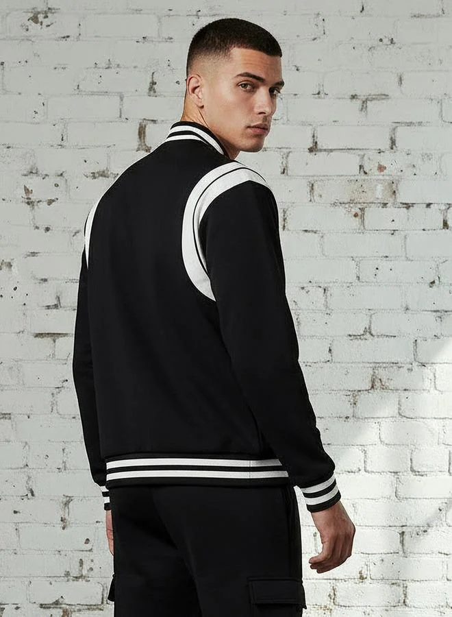 Kappa  Kappa Men Colourblock Varsity Jacket for Men | Best Price UAE