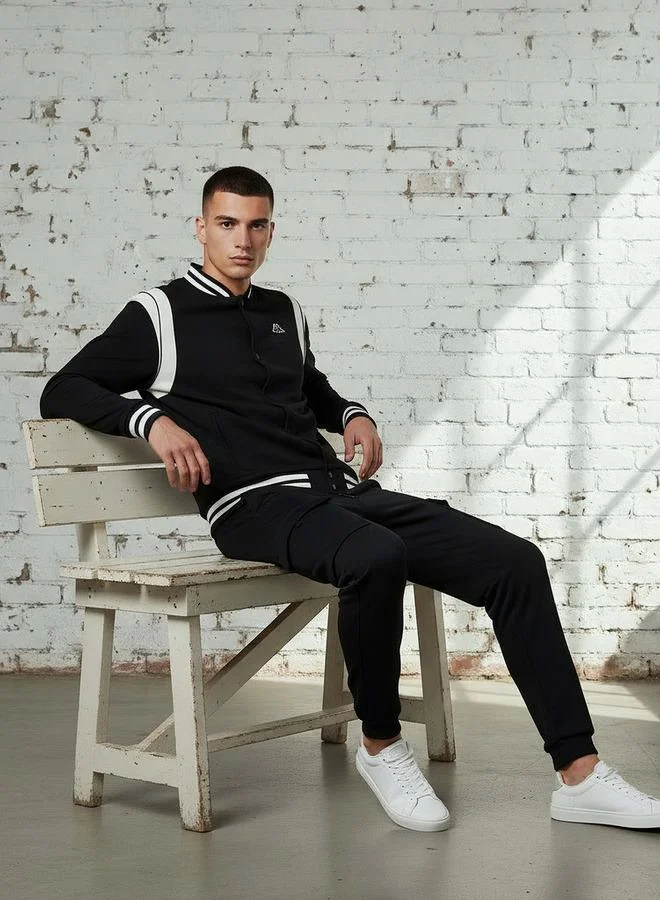 Kappa  Kappa Men Colourblock Varsity Jacket for Men | Best Price UAE