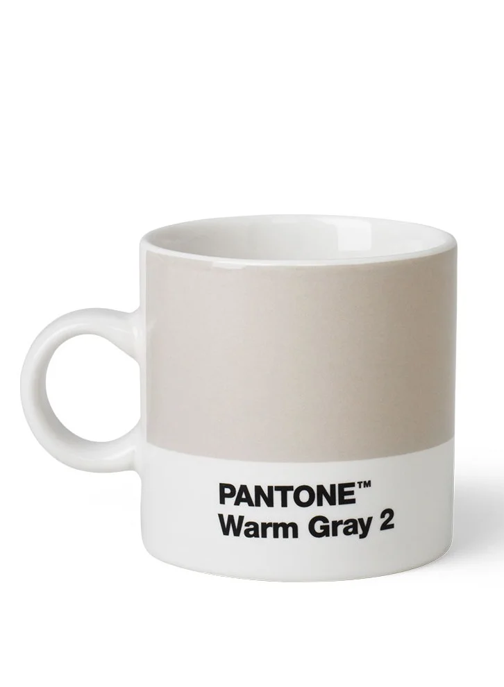 Pantone Start Your Day Espresso Cup – Warm Gray