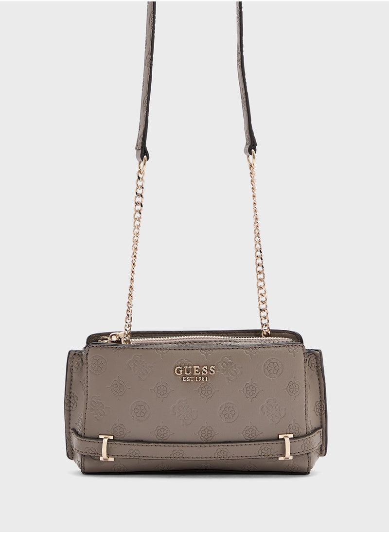 GUESS - Zarela Mini Top Zip Crossbody - Image 1