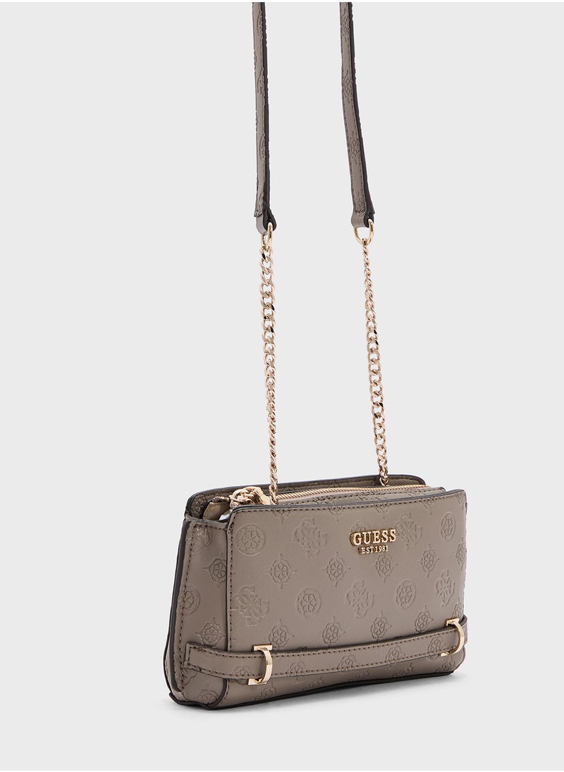 GUESS - Zarela Mini Top Zip Crossbody - Image 1