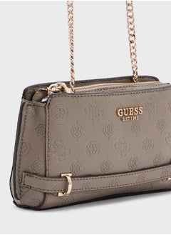 GUESS Zarela Mini Top Zip Crossbody  - Image 4