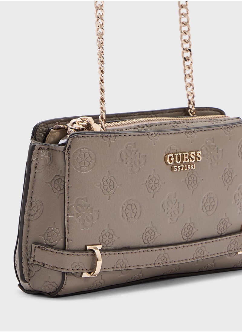 GUESS - Zarela Mini Top Zip Crossbody - Image 1