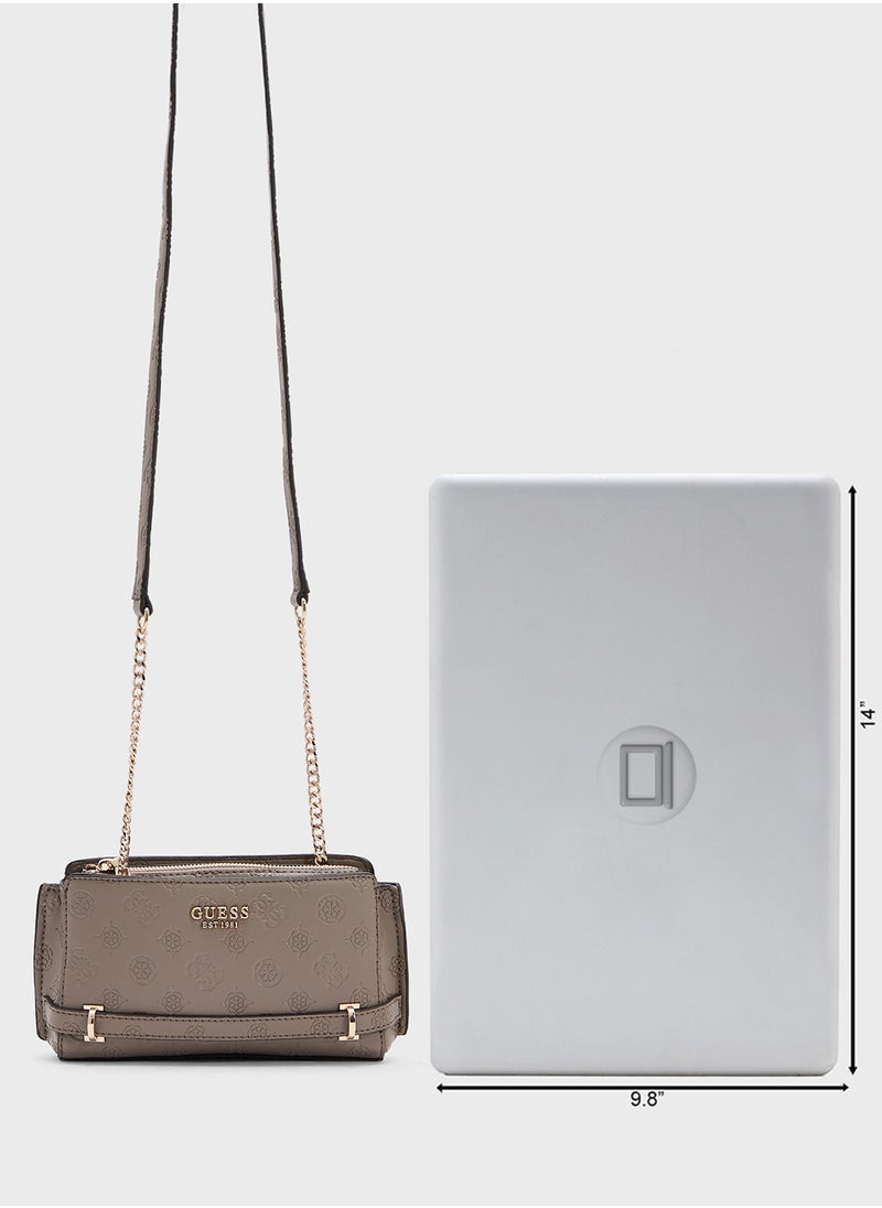 GUESS - Zarela Mini Top Zip Crossbody - Image 1