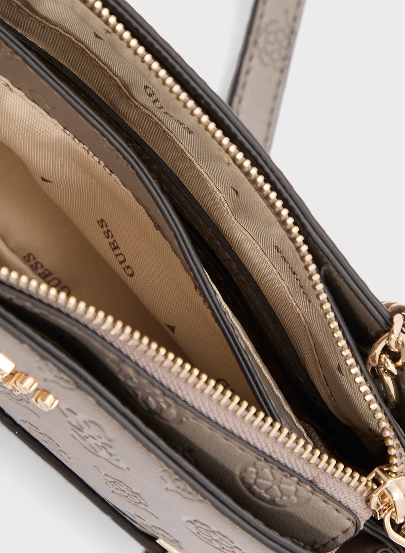 GUESS Zarela Mini Top Zip Crossbody