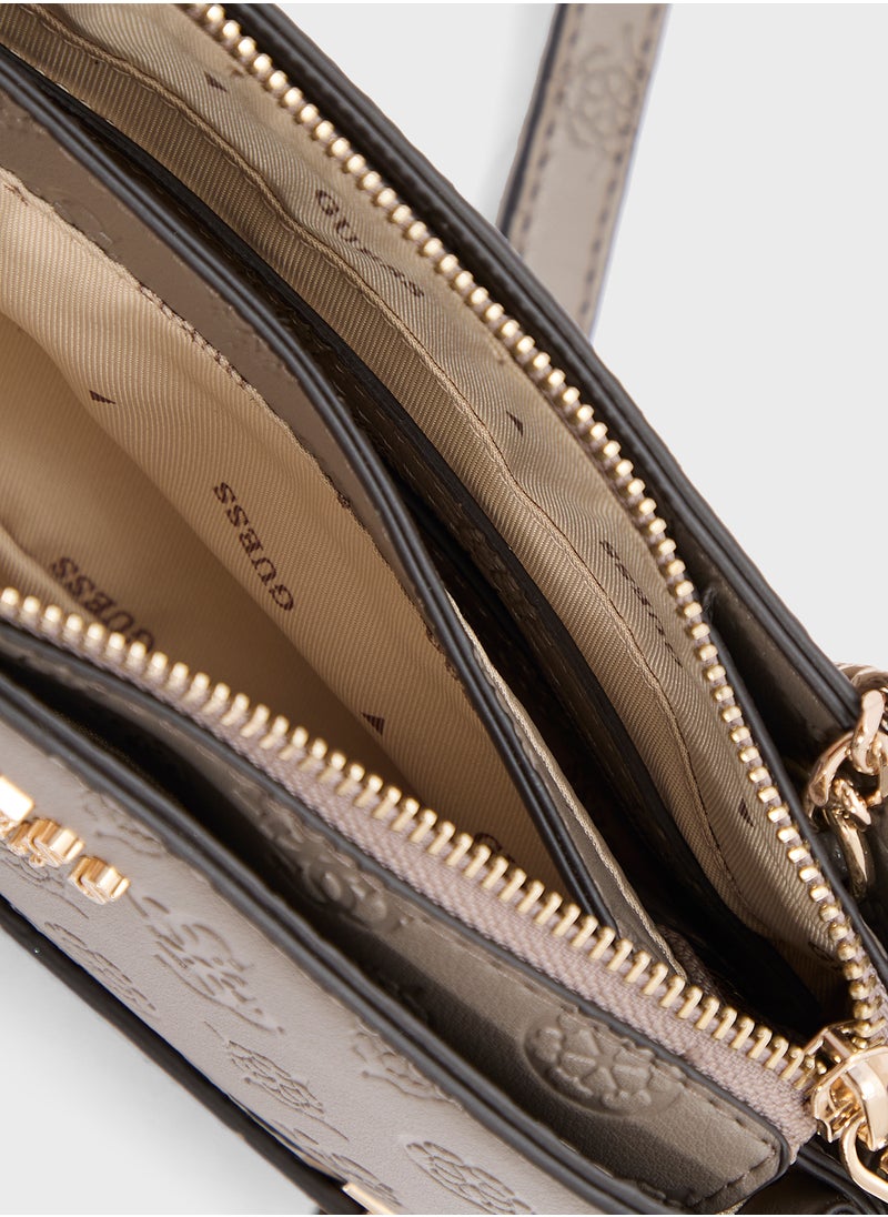 GUESS - Zarela Mini Top Zip Crossbody - Image 1