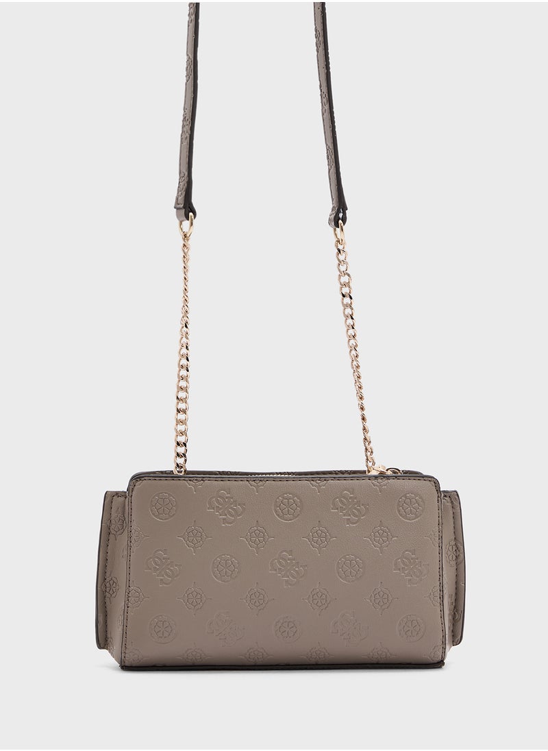 GUESS - Zarela Mini Top Zip Crossbody - Image 1