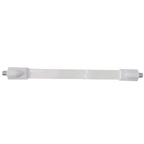 ezonpinzv PZV High Frequency Coaxial Flat Cable for Windows and Door - Ultra Flat, Ghost Wire - Coax Compatible with Directv, Satellite Dish, AT&T, Comcast - White Color - Image 4
