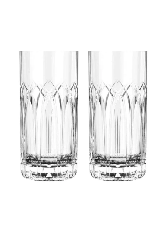 Ocean 2-Piece Traze PST Hi Ball Glass Set 350ml