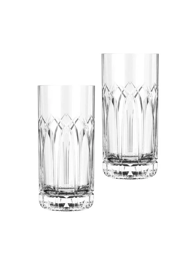 Ocean 2-Piece Traze PST Hi Ball Glass Set 350ml