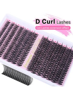 Focipeysa Eyelash Extension Kit D Curl Lash Clusters 280Pcs Diy Lash Extension Kit 40D Individual Lashes With Lash Bond And Remover Lash Applicator Diy Lashes Kit For Individual Eyelashes Beginners  - Image 2