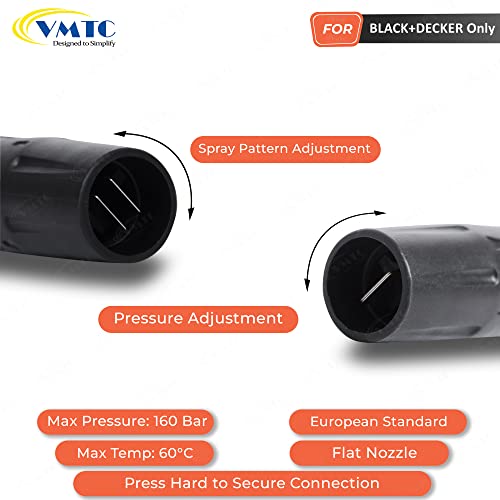 VMTC Variable Pressure Nozzle Lance Compatible with Black & Decker Car High Pressure Washer - Image 5