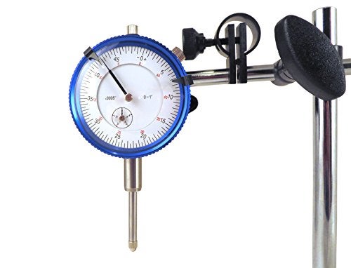 Taytools Magnetic Base with Fine Adjustment and SAE Dial Test Indicator (0.0005 Resolution, 1" Travel, 0.001" Accuracy) for Dial Test Indicator, Benchtop, Adult - Image 3
