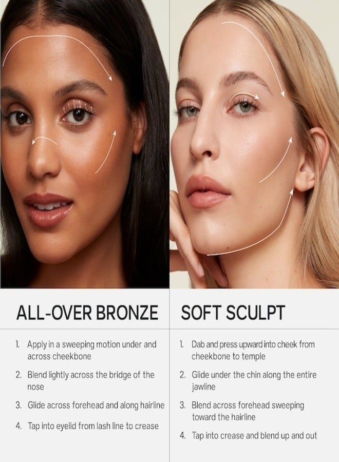 SAIE Sun Melt Natural Cream Bronzer - Fair Bronze - neutral shade for fair to light skin tones  30ml | Lightweight, Blendable, Sun-Kissed Glow - Image 5