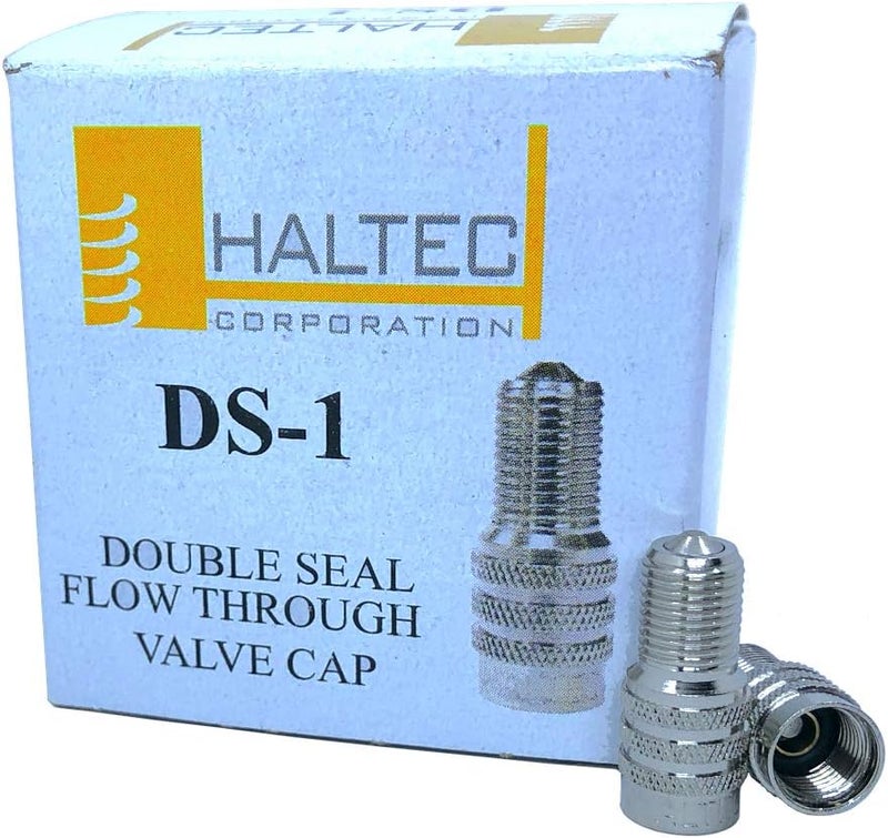 Haltec Set of 12 Double Seal Inflate Through Valve Caps for Trucks, RVs, and Semis - Image 3