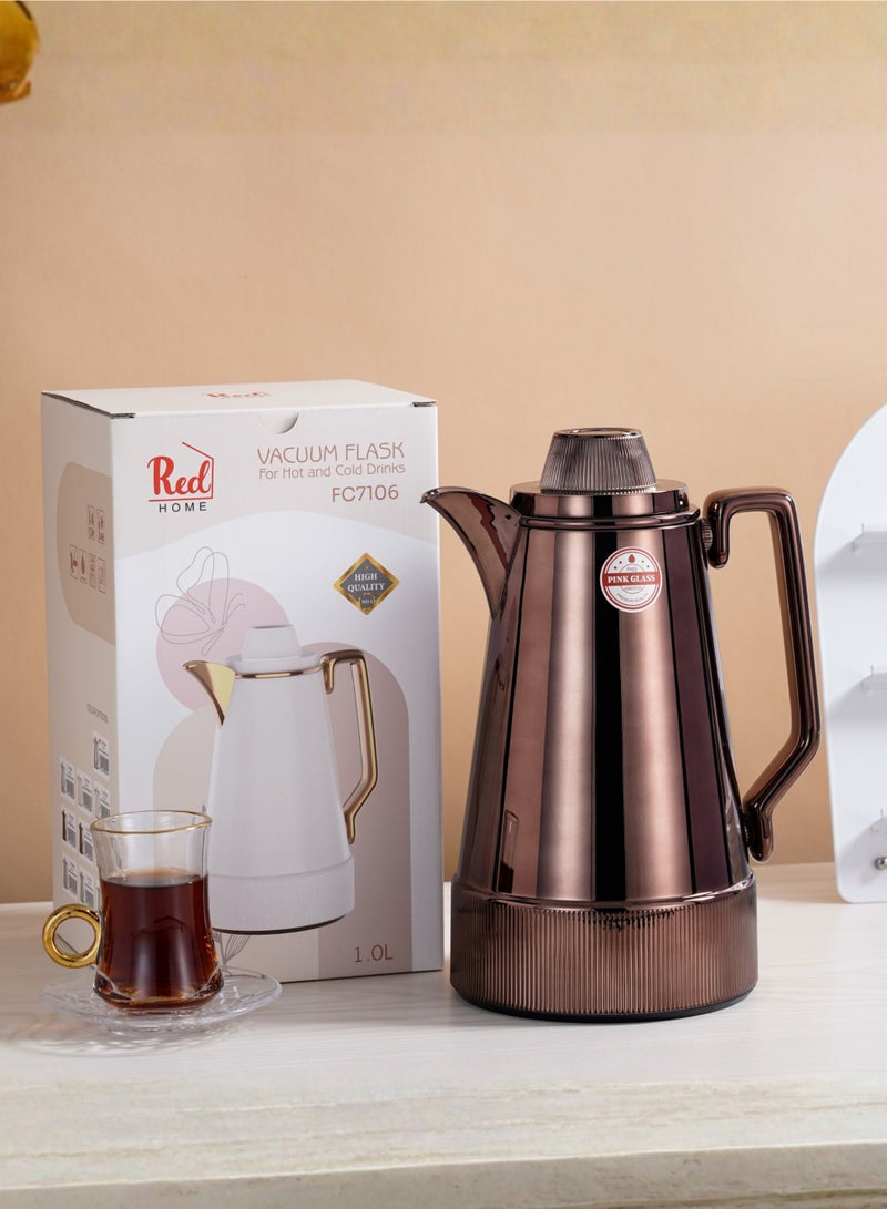 البيت الأحمر طقم ترمس حراري FC7006E، سعة من 1000 مل إلى 600 مل - Image 2