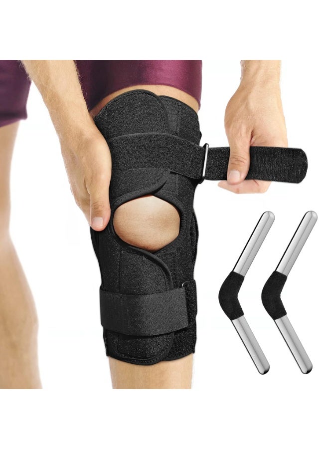 Hinged Knee Support Brace – Adjustable & Durable Knee Stabilizer for Pain Relief and Daily Activity