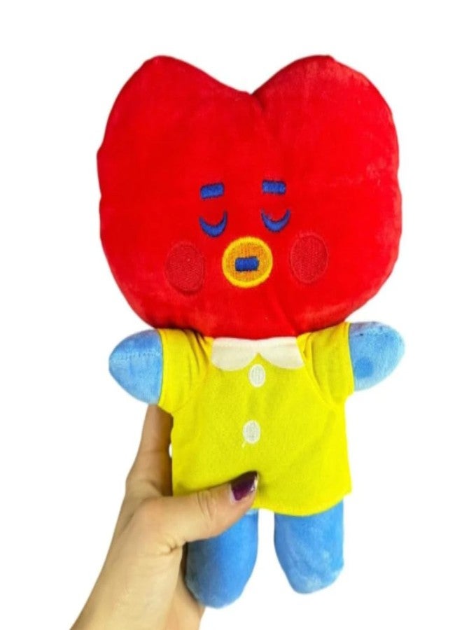 Blue Aura BTS Plush Toy Tata 20CM Goodnight Version BT21 Standing Stuffed Plush Soft Toy Plushie | Tata Night - Image 1