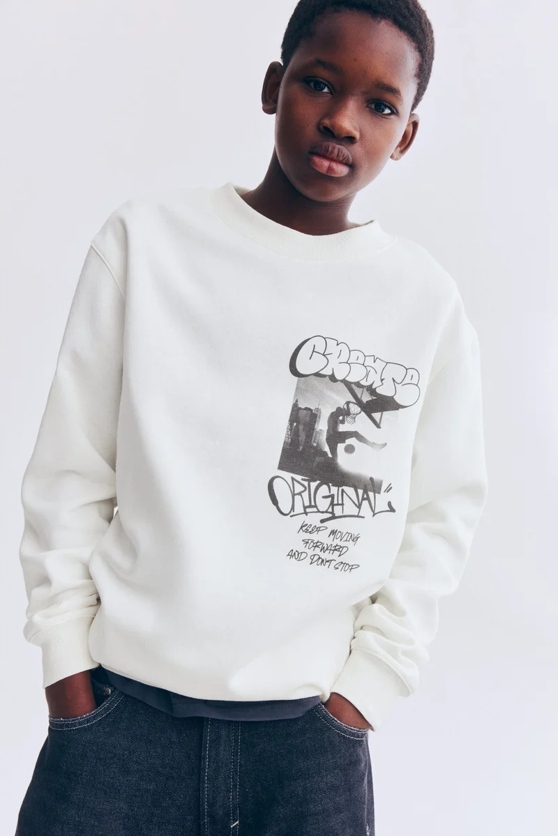 H&M Print-motif sweatshirt