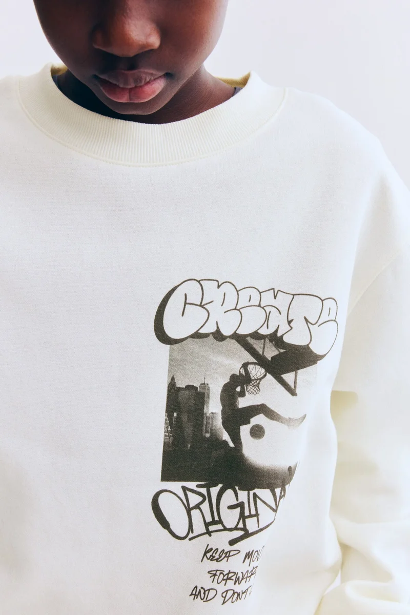 H&M Print-motif sweatshirt