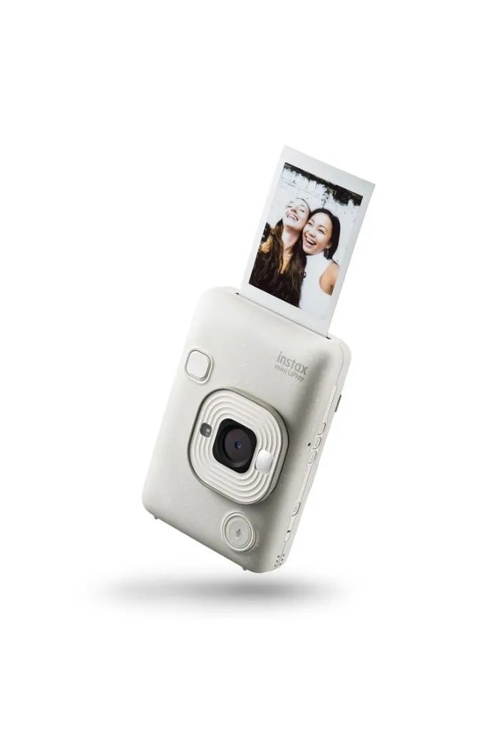 Instax FUJIFILM INSTAX Mini LiPlay Hybrid Instant Camera - Stone White - Image 1