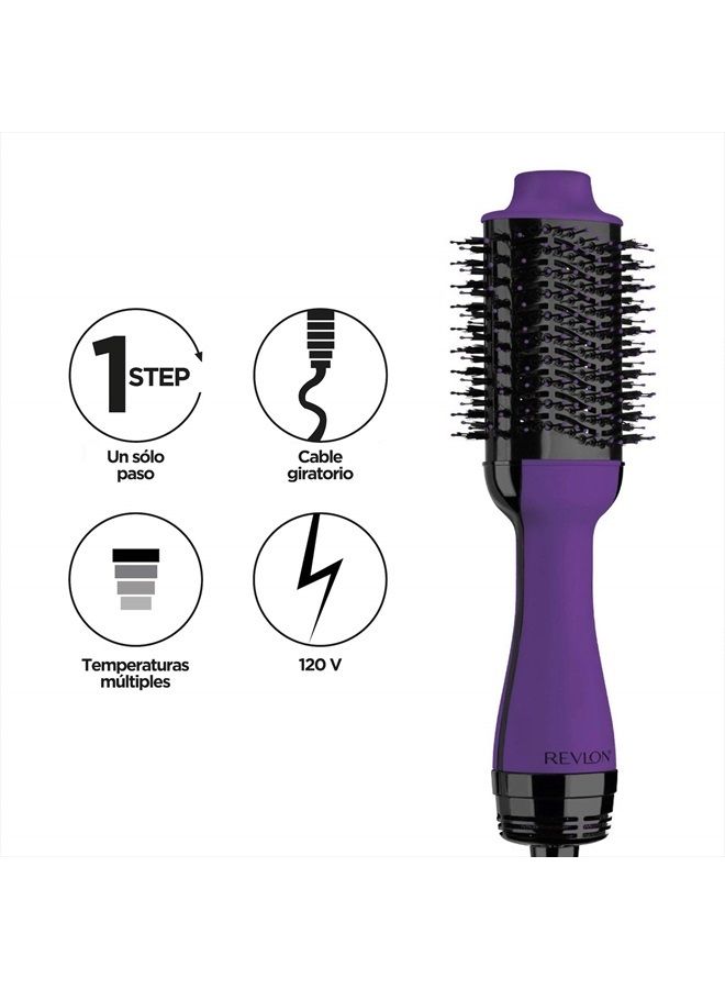 Revlon Revlon one-step hair dryer & volumizer hot air brush, purple  - Image 3
