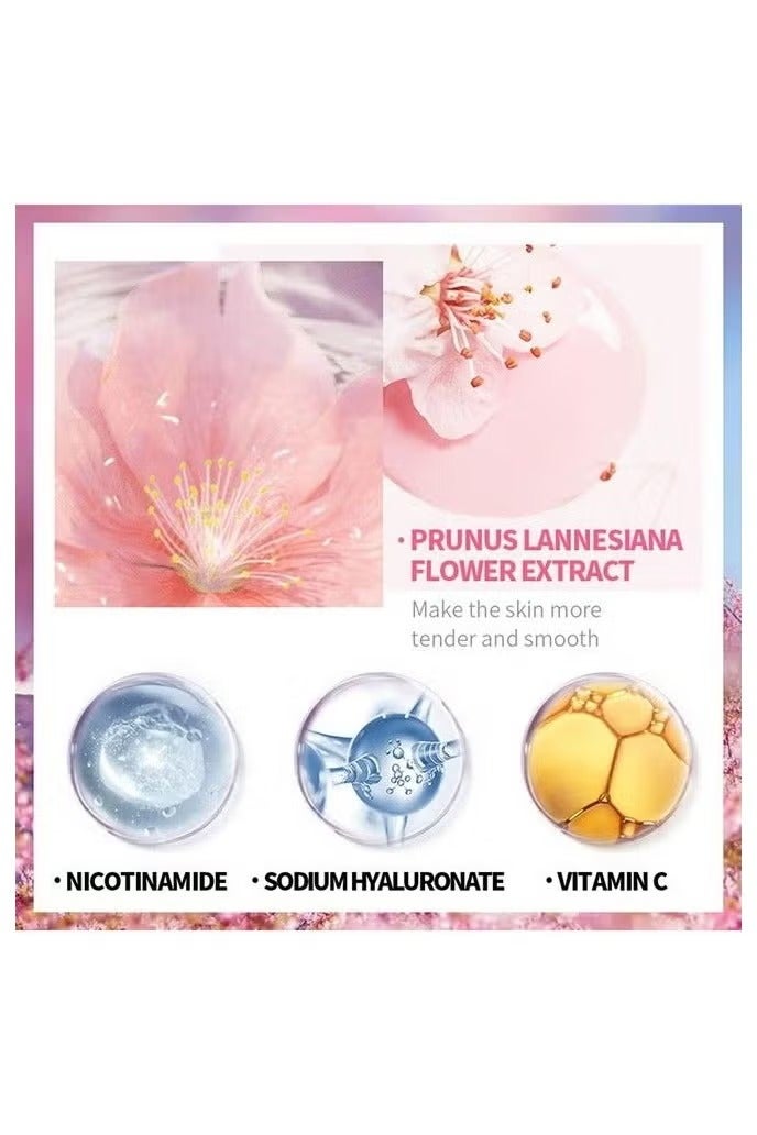 Laikou Japanese Sakura Facial Toner - Soft and Smooth, Restores Elasticity - Improves Skin, Makes It Firm and Bright 100ml - Image 5