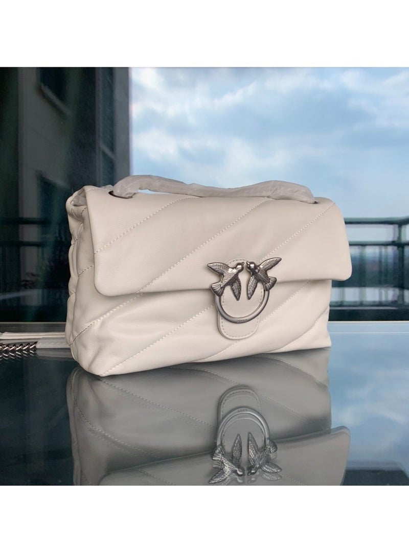 PINKO حقيبة كتف كروس بودي بلون موحد من بينكو 29*20*8 سم - Image 2