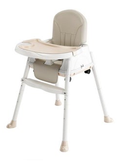 Arabest Dining Chair,Baby Dining Chair,Multifunctional Portable Folding Dining Chair,Free Adjustable,Safe and Environmentally Friendly,White  - Image 1