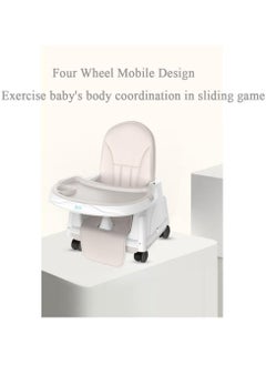 Arabest Dining Chair,Baby Dining Chair,Multifunctional Portable Folding Dining Chair,Free Adjustable,Safe and Environmentally Friendly,White  - Image 4