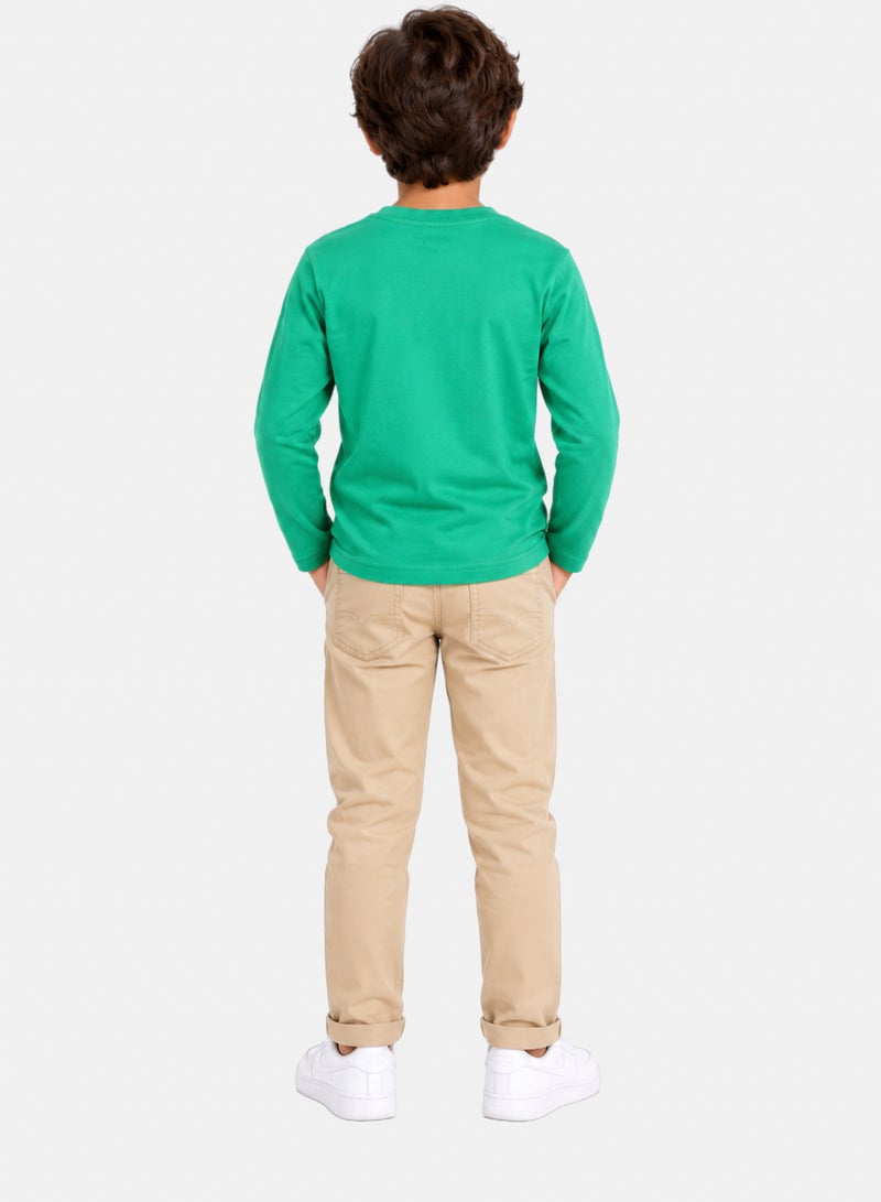 Andora Long Sleeves Boys Cotton T-Shirt - Image 4