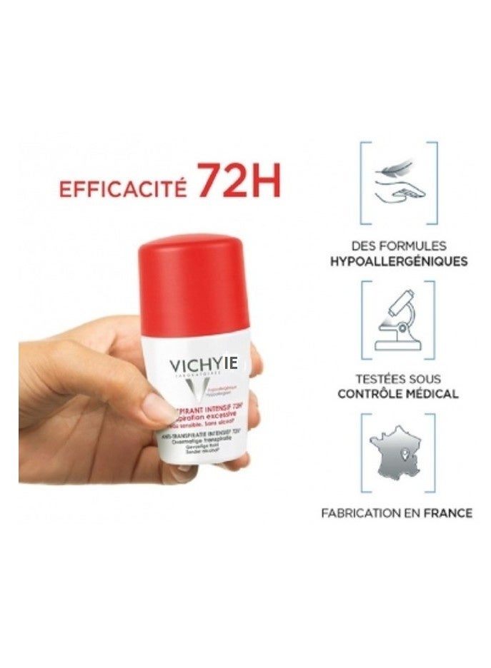 VICHYIE Detranspirant Intensif 72H Roll-On Duo 2 x 50ml – Excessive Sweating Control - Image 3