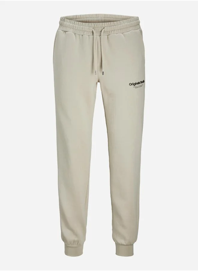 جاك اند جونز Logo Print Jogger Pants