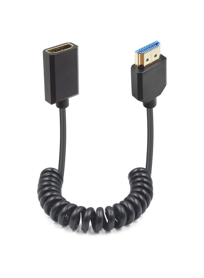 Duttek 8K Hdmi Coiled Extension Cable 48Gbps Extreme Thin Male To Female Extension Cable Has 8K 60Hz Resolution Backward Compatible For 4K Ultra Hd 1080P 3D (Hdmi2.1) 4Ft 1.2M - Image 2