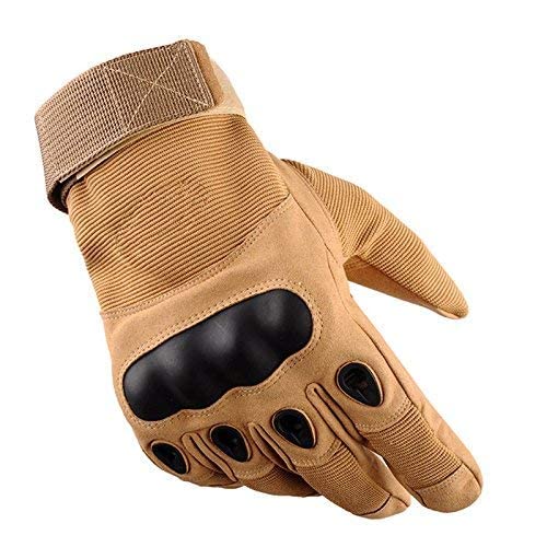ZaySoo Cycling, Riding, Mountain Bike, Full Finger Anti-Slip Gloves for Men and Women (Free Size, Camel) - Synthetic - Image 3