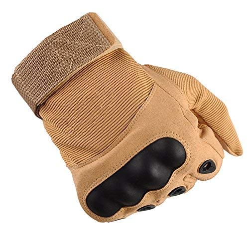 ZaySoo Cycling, Riding, Mountain Bike, Full Finger Anti-Slip Gloves for Men and Women (Free Size, Camel) - Synthetic - Image 2