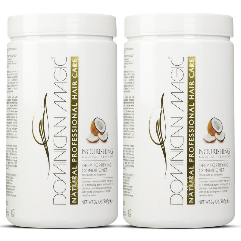 Dominican Magic Deep Fortifying Conditioner 32 oz Pack of 2