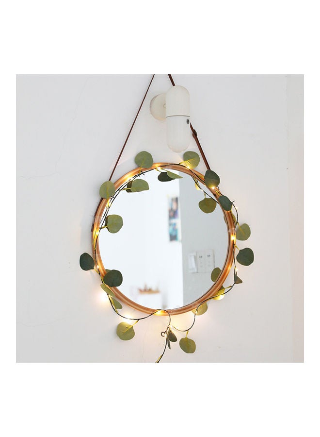 Loquat 100-LED Leaf Shaped Fairy String Light Green - Image 1