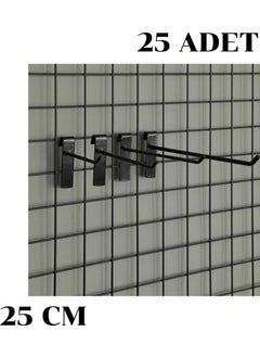İstanbul Manken Istanbul Mannequin Wire Panel Hook Shelf Hanger 25 Pieces 25 cm 