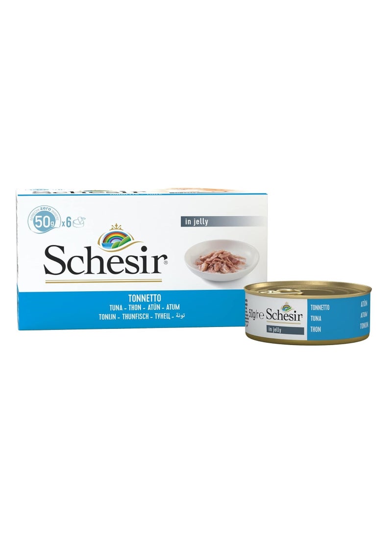 Schesir Multipack Can Tuna Adult Cat Wet Food 300g  - Image 1