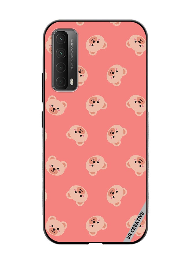 VR CREATIVE Protective Case Cover For Huawei Y7a Cute Flat Bears Design Multicolour - Image 1