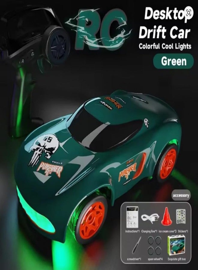 Amitasha 1:64 Scale Mini RC Drift Car Remote Control Car with LED Lights & Speed Mode, 2.4GHz Stunt Drifting Car Toy, Hobby Gift for Kids & Adults - Image 4