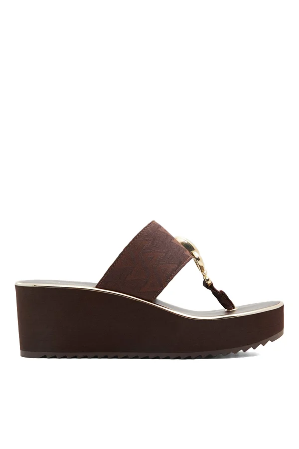 Penelopy Ladies Brown Beach Sandals