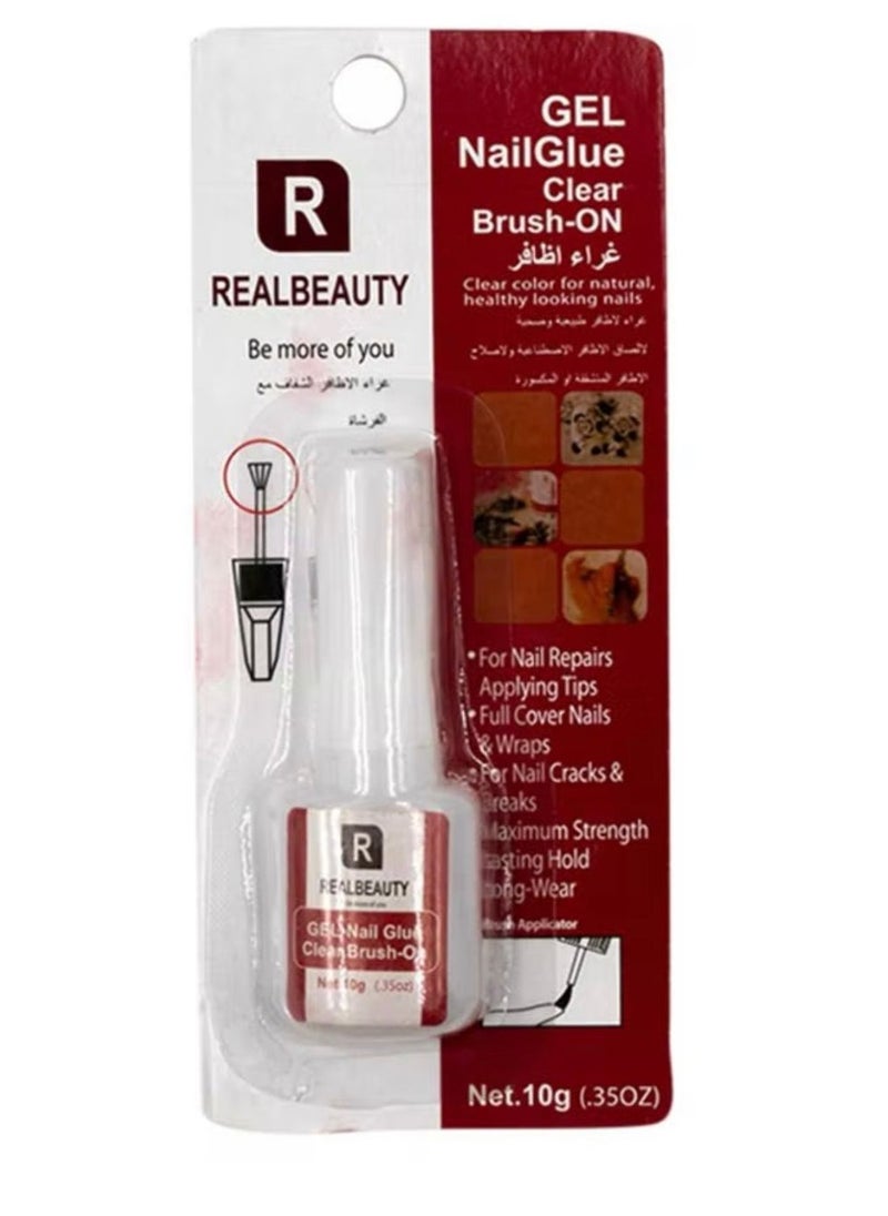 REAL BEAUTY Transparent nail glue 10 grams 