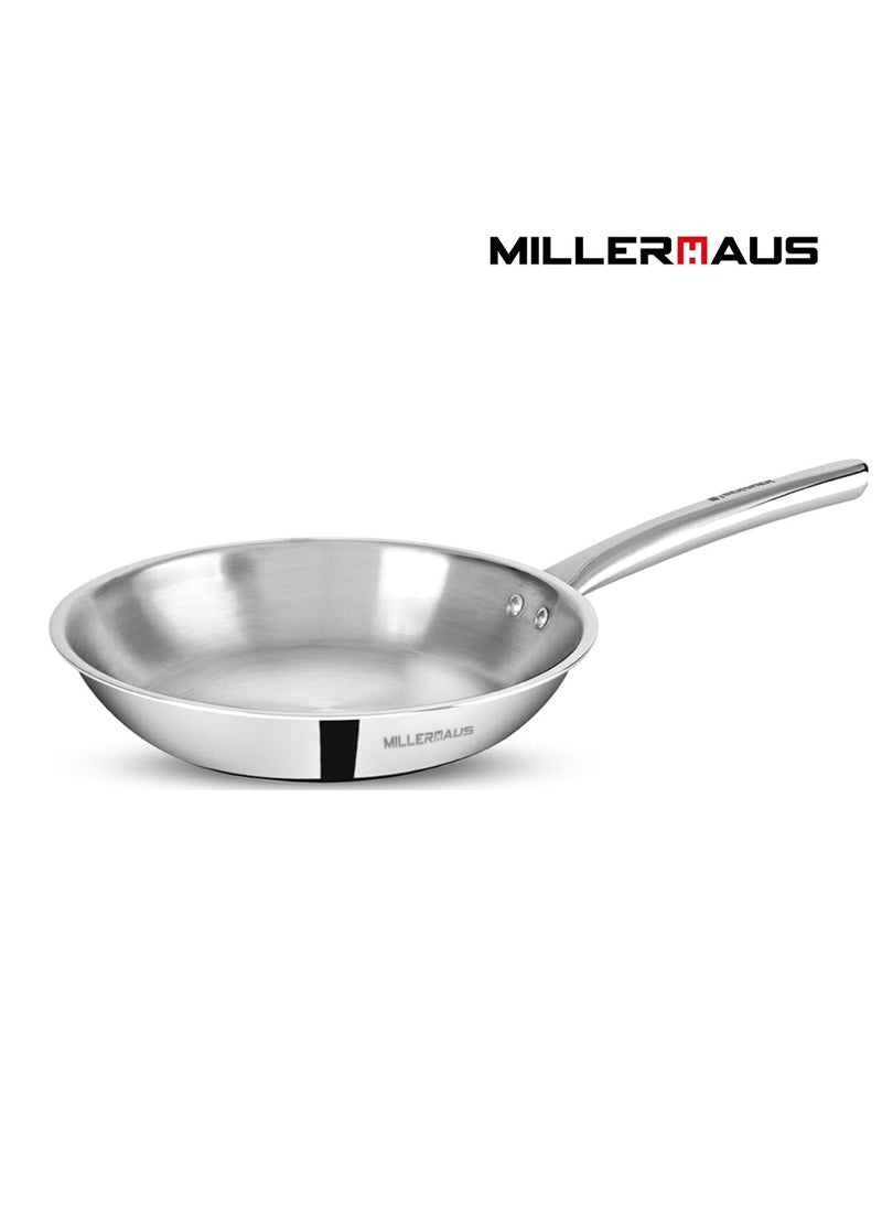 MILLERHAUS Millerhaus Tri-Ply Frypan 24cm Stainless Steel  - Image 1