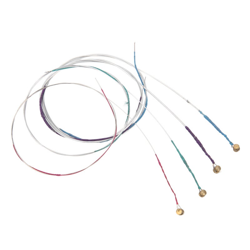 Violin String Set: 4/4 Size Durable Nickel Silver Wound Ball Head - Round Tone Rich Sound Wide Range Strings for Violin Learners and Music Players of All Levels - Image 3