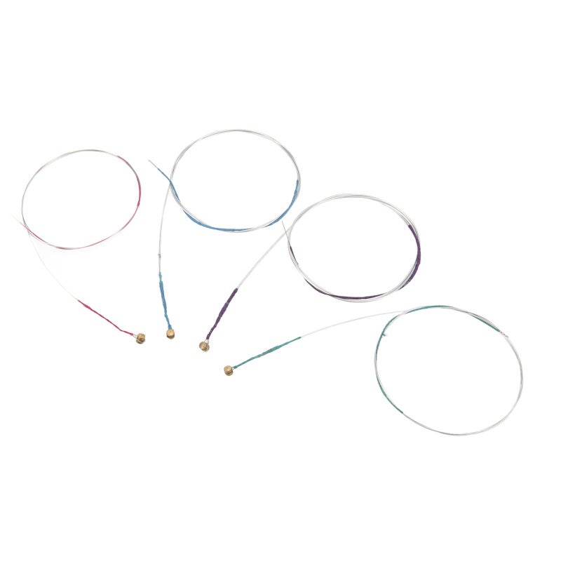 Violin String Set: 4/4 Size Durable Nickel Silver Wound Ball Head - Round Tone Rich Sound Wide Range Strings for Violin Learners and Music Players of All Levels - Image 1