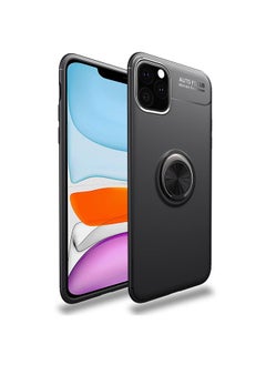For iPhone 11 lenuo Shockproof TPU Case with Invisible Holder (Black)