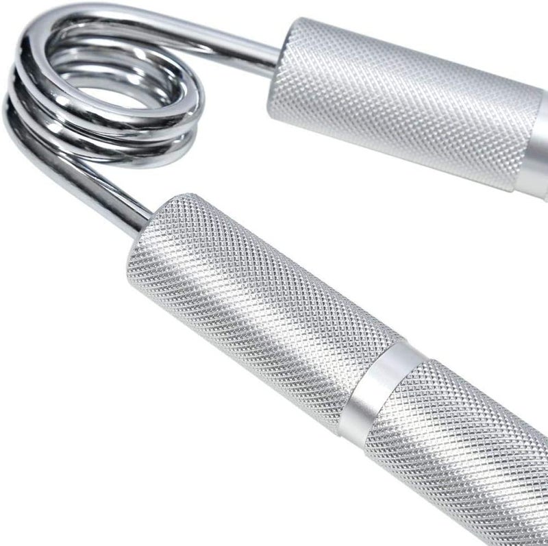 LAFILLETTE 150 lbs Metal Hand Gripper Forearm Wrist Heavy Strength Exercise Hand Grip/Fitness Grip (Silver) - Image 4
