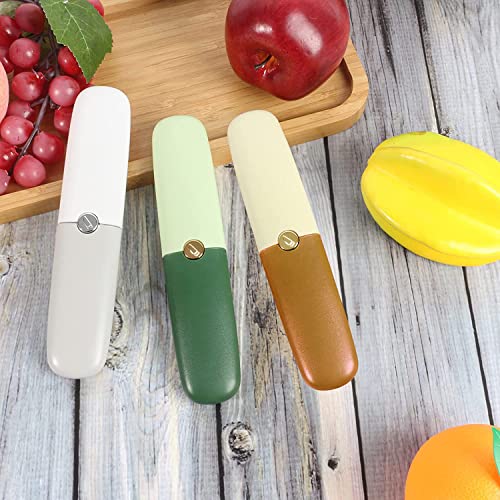 VIHAX 2 in 1 Stainless Steel Fruit Knife, Creative Multi-Color Fruit and Vegetable Dual-Use Knife, Multifunctional Portable Peeling Fruit Knife, Kitchen Restaurant Life Tools - Image 5